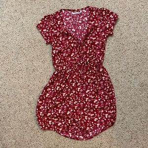 Urban outfitters floral v neck mini dress